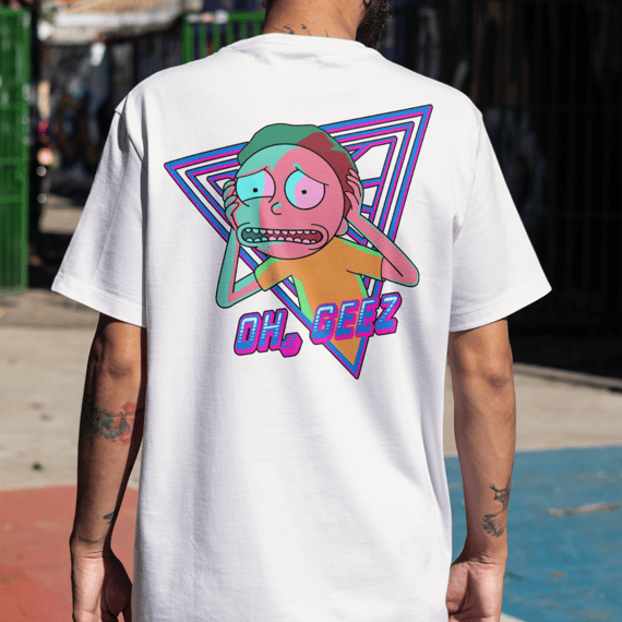 CAMISETA MORTY OH GEEZ - RICK AND MORTY