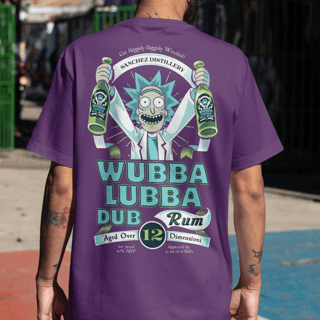 Nome do produto CAMISETA WYBBA LUBBA DUB DUB - RICK AND MORTY