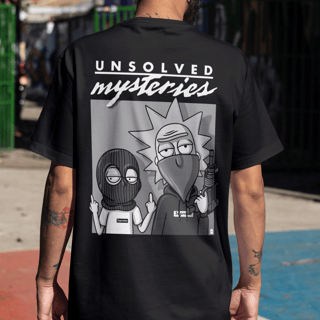 Nome do produto CAMISETA MISTÉRIO NAO RESOLVIDO - RICK AND MORTY