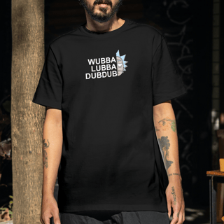 Nome do produto CAMISETA WYBBA LUBBA DUB DUB - RICK AND MORTY