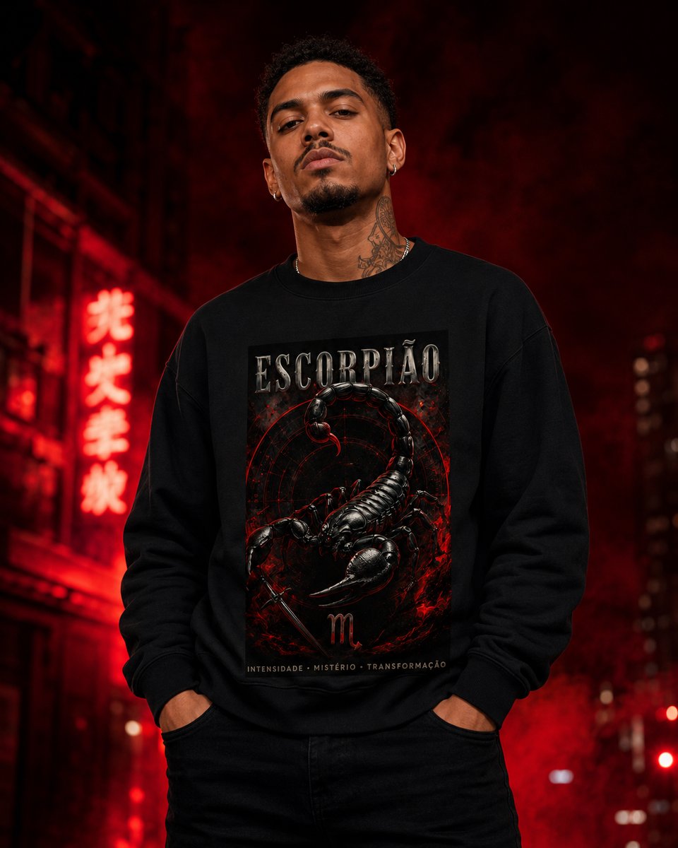 Nome do produto: MOLETOM | ESCORPIÃO