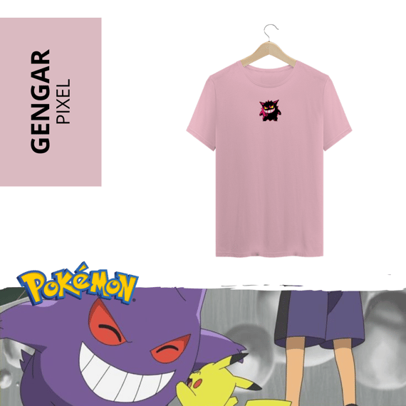 Camiseta Gengar Pixel