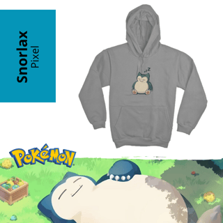 Moletom Snorlax Pixel