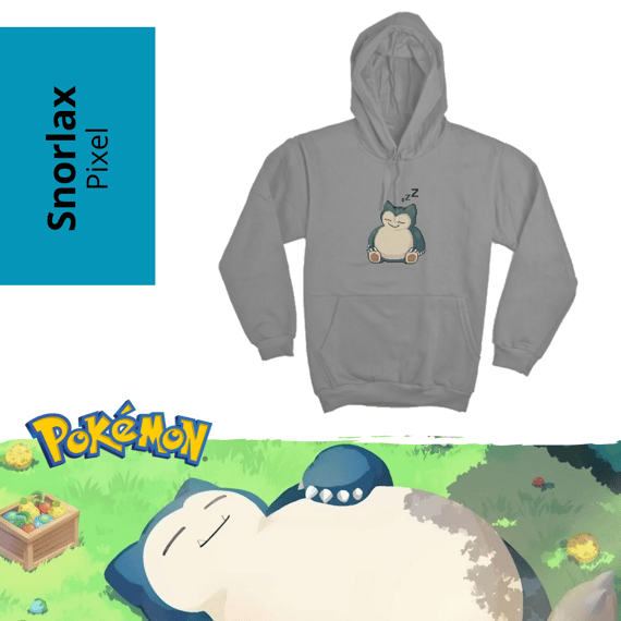 Moletom Snorlax Pixel