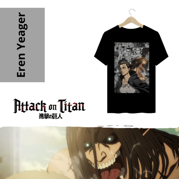 Camiseta Eren Yeager