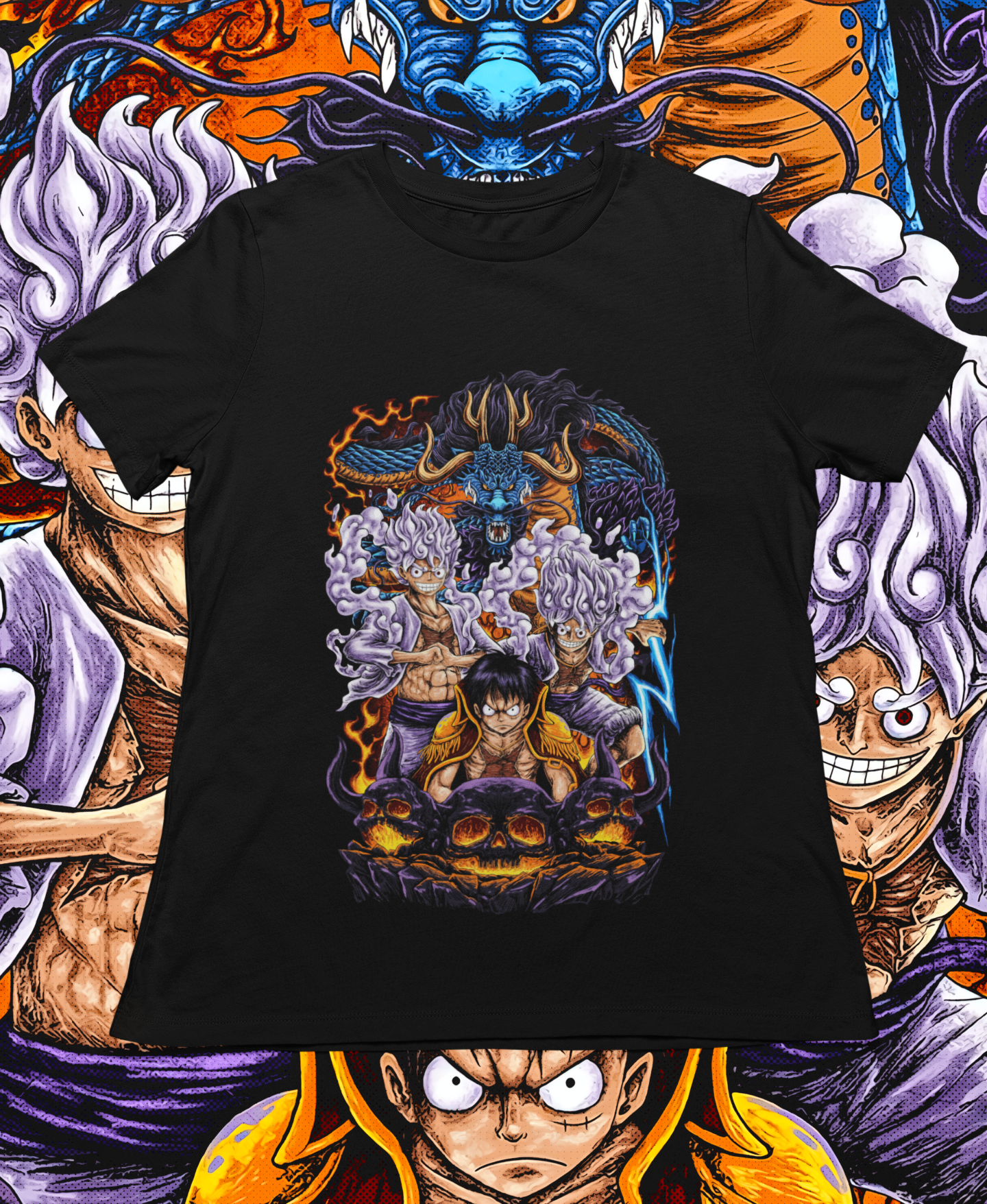 Camiseta Luffy Gear 5 - One Piece