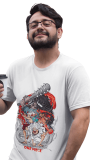 Nome do produto Camiseta ONE PIECE - Luffy Gear 5, Ace, Yamato e Kaido