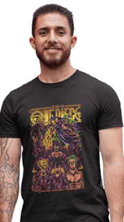 Nome do produto Camiseta One Piece - Trio Monstruoso