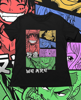 Camiseta One Piece Bando dos Chapéus de Palha