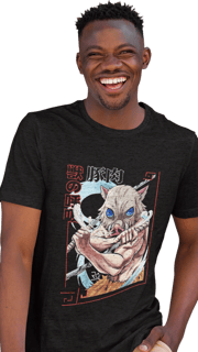 Nome do produto Camiseta Inosuke - Demon Slayer