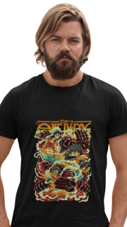 Nome do produto Camiseta Luffy Gear 4 - One Piece