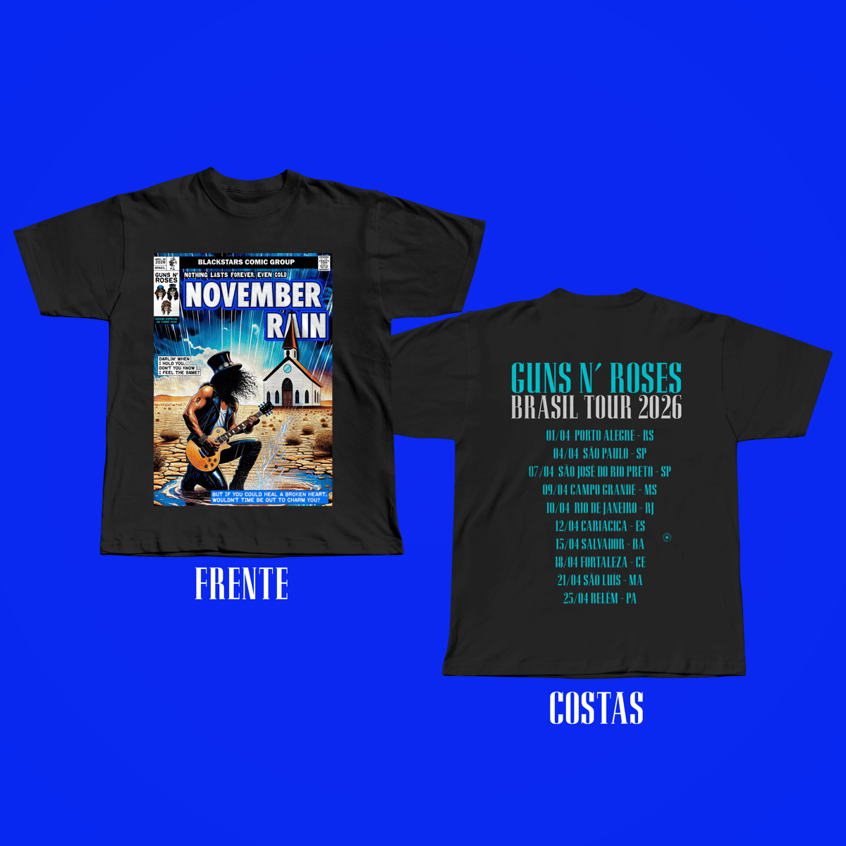 Nome do produto: November Rain - Guns N Roses Brasil 2026 Tour