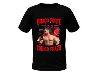 Nome do produto Camisa Braço Forte Código Fraco Cariani - Preta
