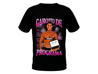 Nome do produto Camisa Garoto de Programa - CR7