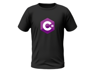 Camisa C# - Logo centro