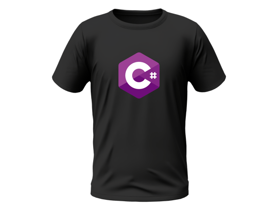 Camisa C# - Logo centro