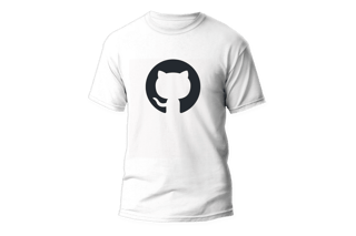 Camisa GitHub - Logo centro Branca