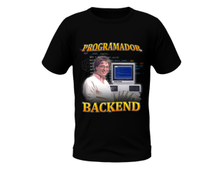 Nome do produto Camisa Programador Backend Preta