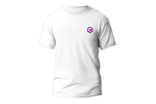 Nome do produto Camisa C# - Logo canto