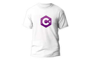 Nome do produto Camisa C# - Logo centro