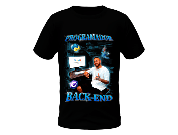 Camisa Programador Back-end - Menino Ney