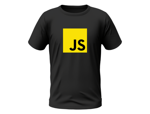 Camisa JavaScript - Logo centro