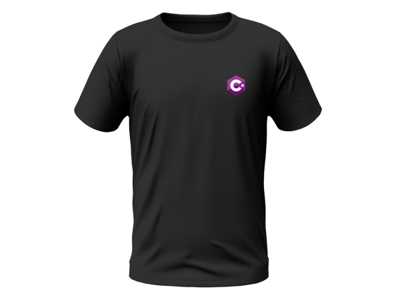 Camisa C# - Logo canto
