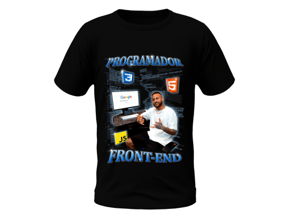 Camisa Programador Front-End - Menino Ney
