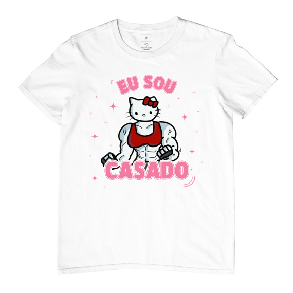 Camiseta Hello Kitty | EU SOU CASADO ✨