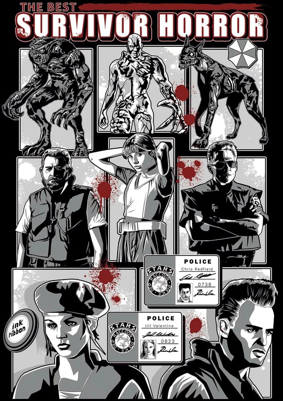 Camiseta Resident Evil 1