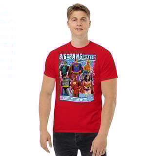 Nome do produto Camiseta Big Bang League of Justice