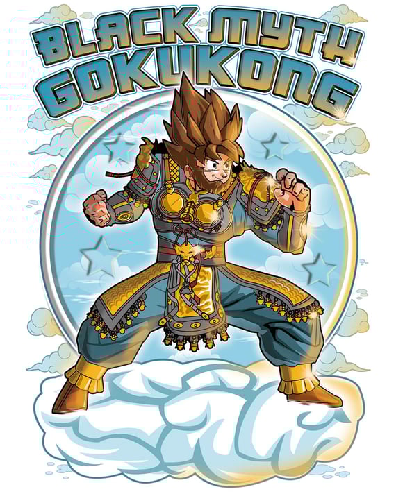 Camiseta Black Myth: Wukong versão Goku