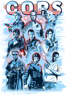 Nome do produto Moletom Policiais do Cinema - Cops