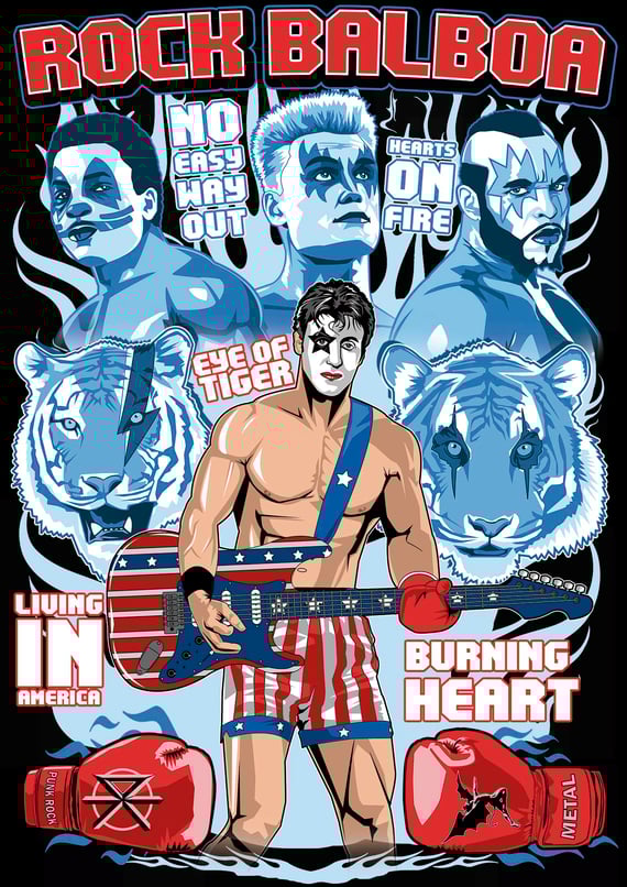 Camiseta Rock (Rocky) Balboa