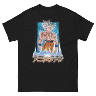 Nome do produto Camiseta Goku Anime Fan (em Japonês)