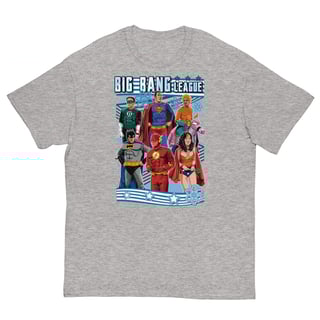 Nome do produto Camiseta Big Bang League of Justice