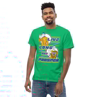 Nome do produto Camiseta Sheldon and Spock - BigBangTheory & StarTrek 