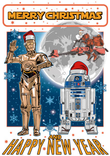 Nome do produto Camiseta Star Wars (Christmas)
