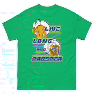 Nome do produto Camiseta Sheldon and Spock - BigBangTheory & StarTrek 