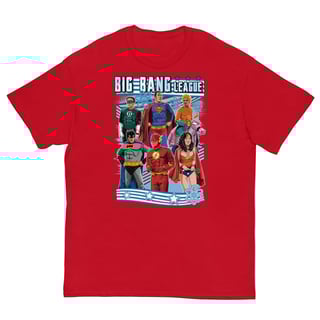 Nome do produto Camiseta Big Bang League of Justice