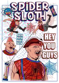 Camiseta Spider Sloth (Goonies)