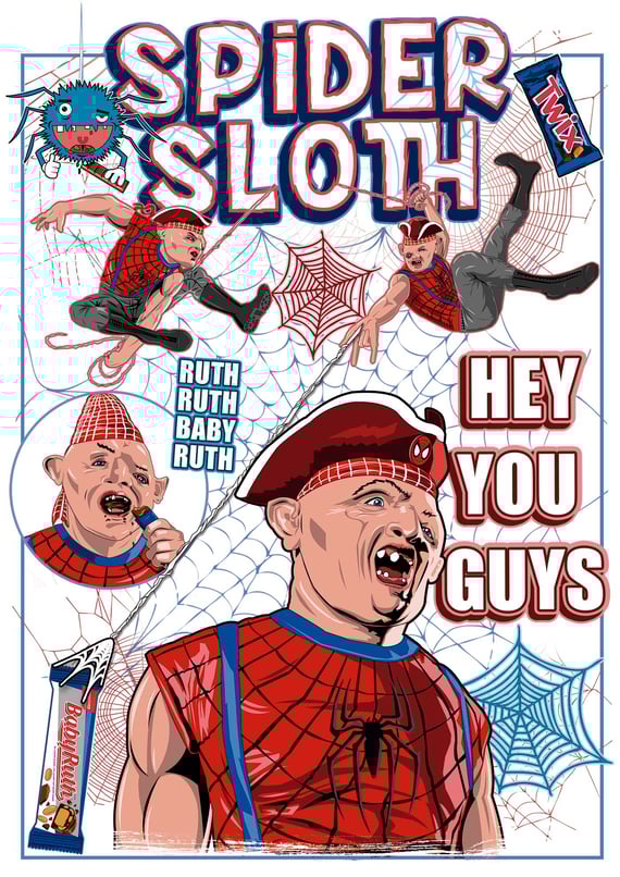 Camiseta Spider Sloth (Goonies)