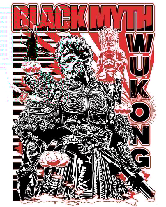 Camiseta Black Myth: Wukong
