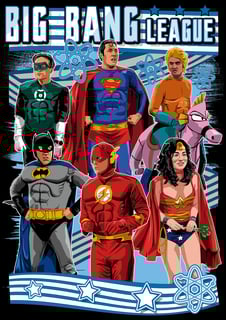 Nome do produto Moletom Big Bang League of Justice