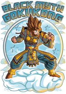 Nome do produto Moletom Black Myth: Wukong versão Goku
