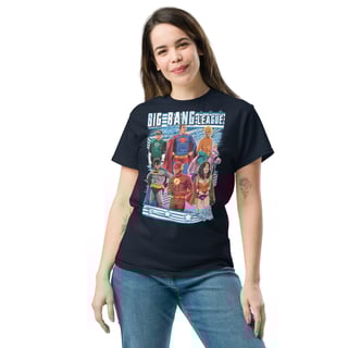 Nome do produto Camiseta Big Bang League of Justice