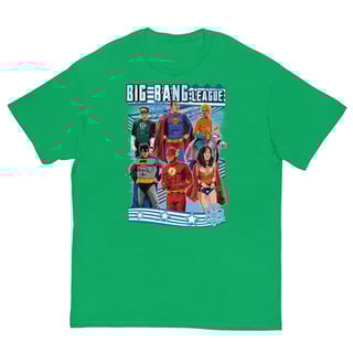 Nome do produto Camiseta Big Bang League of Justice