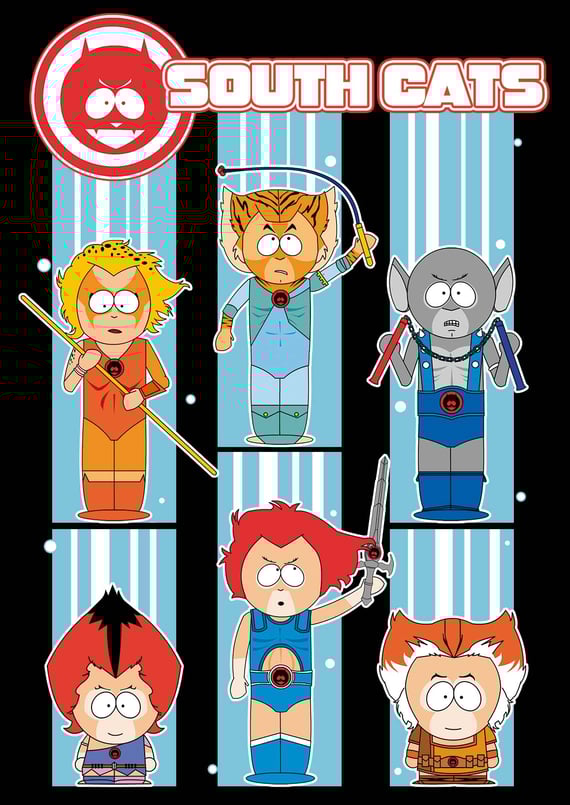 Camiseta ThunderCats - SouthPark fusion