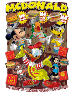 Camiseta Pato Donald (McDonald)