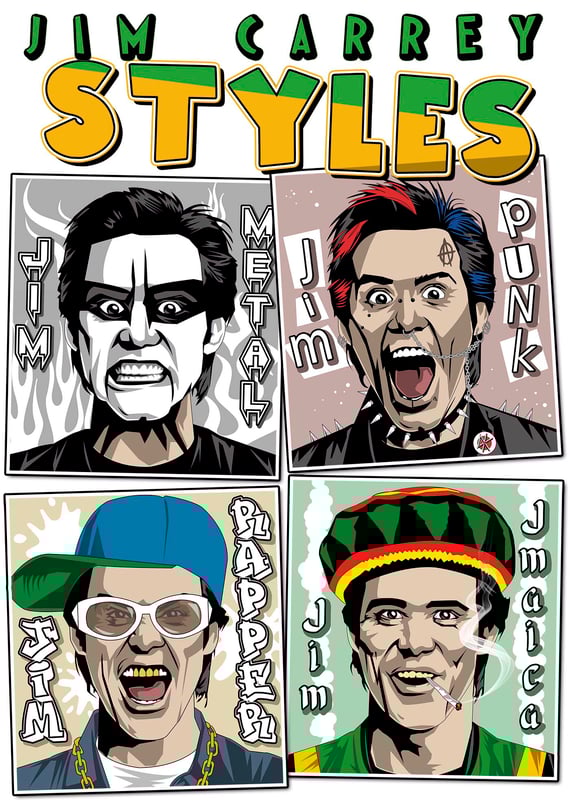 Camiseta Jim Carrey Styles